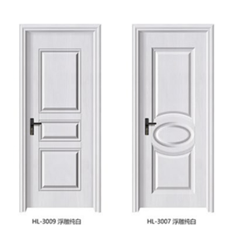 3D Mould Design WPC Office White Apartment Door HL-3009