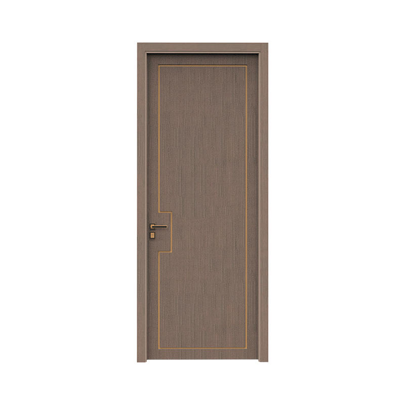 Flush design Mothproof WPC Damascene Bedroom Door HL-X901