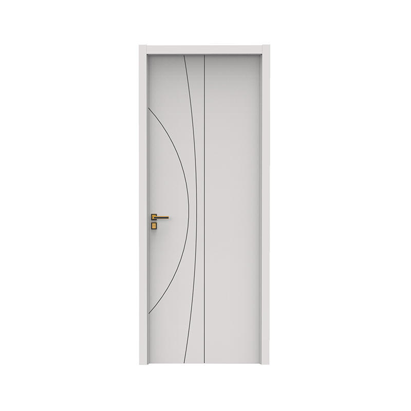 Interior PVC Hollow Laminated Bathroom Door HL-5035
