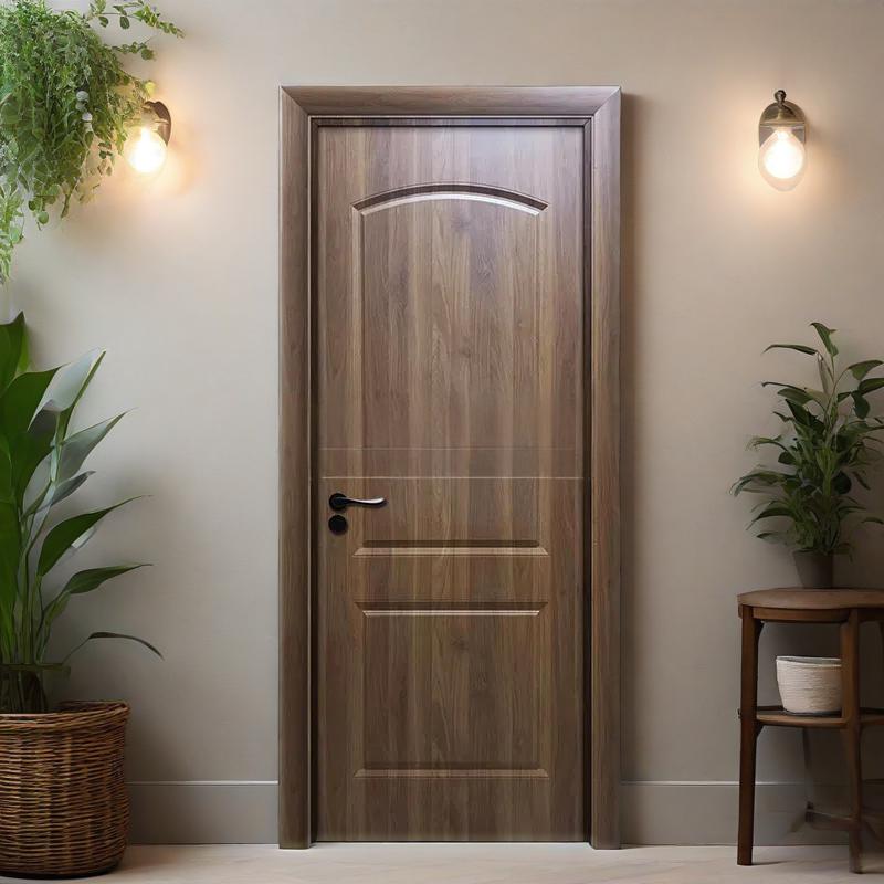 Bedroom PVC Hollow Laminated  Toilet Door HL-5015
