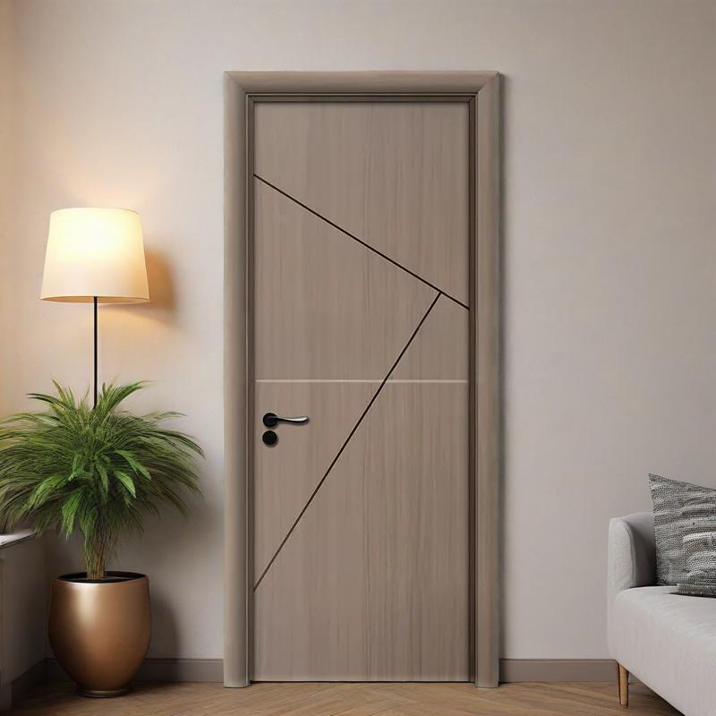 Recyclable PVC Hollow Laminated Interior Room Door HL-Y103
