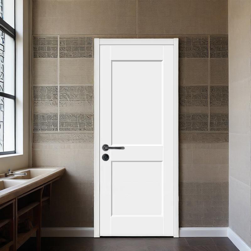Waterproof House PVC Hollow Laminated Toilet Door HL-Y102