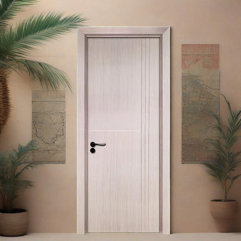 Toilet PVC Hollow Laminated Entry Door HL-5019